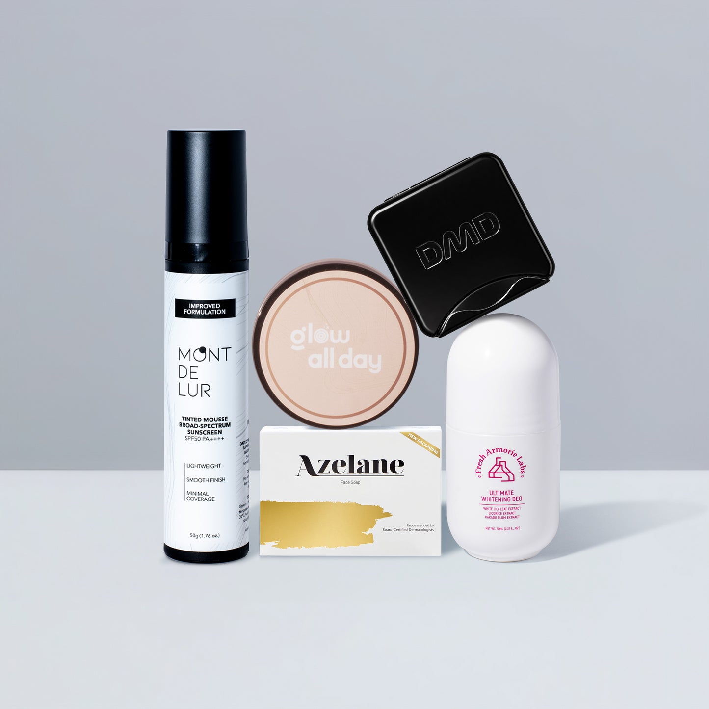 6/6 BACK TO SCHOOL GRWM BUNDLE: Azelane + MDL Tinted + Glow All Day + Fresh Armorie Labs