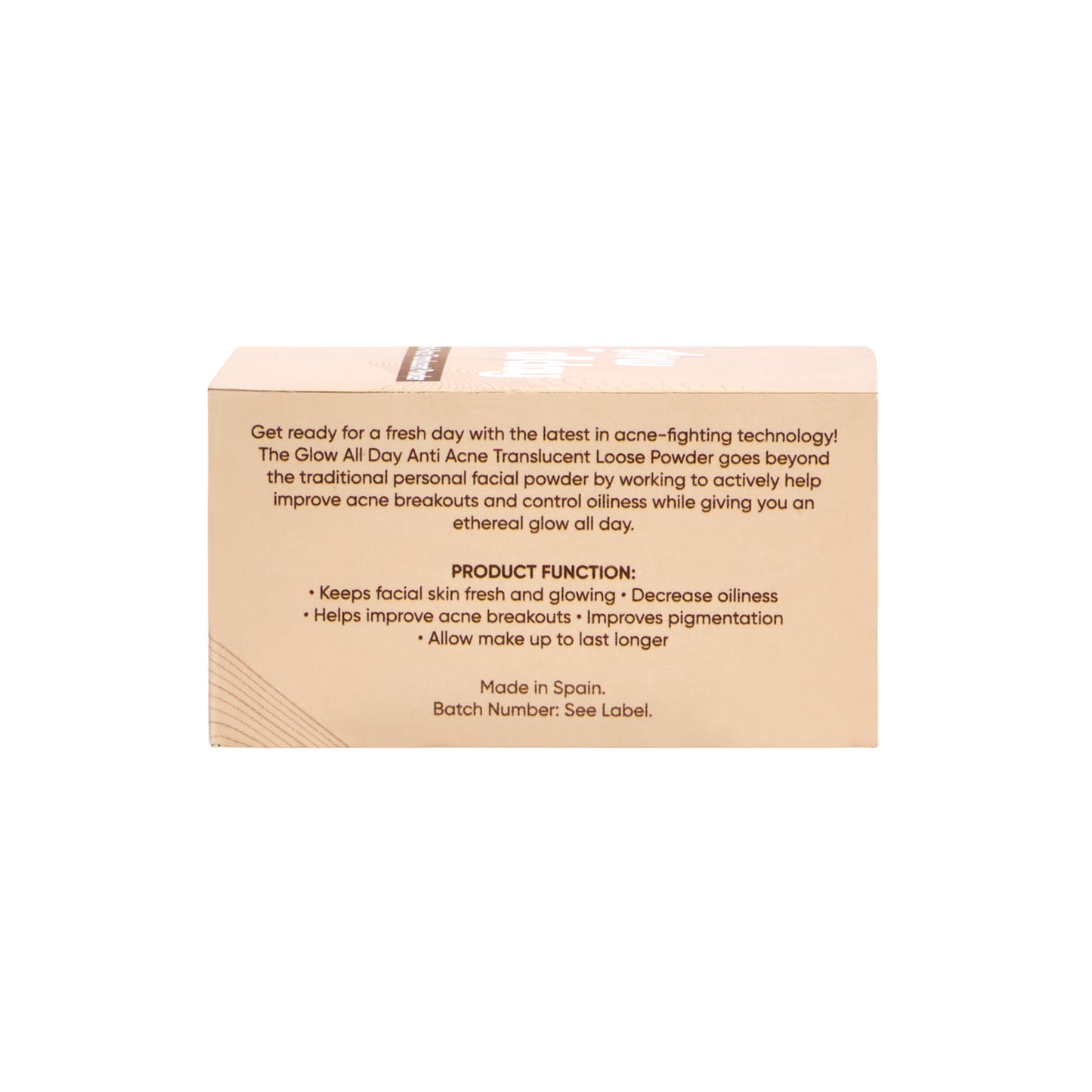 GLOW ALL DAY Anti-Acne Powder (Translucent) 8g
