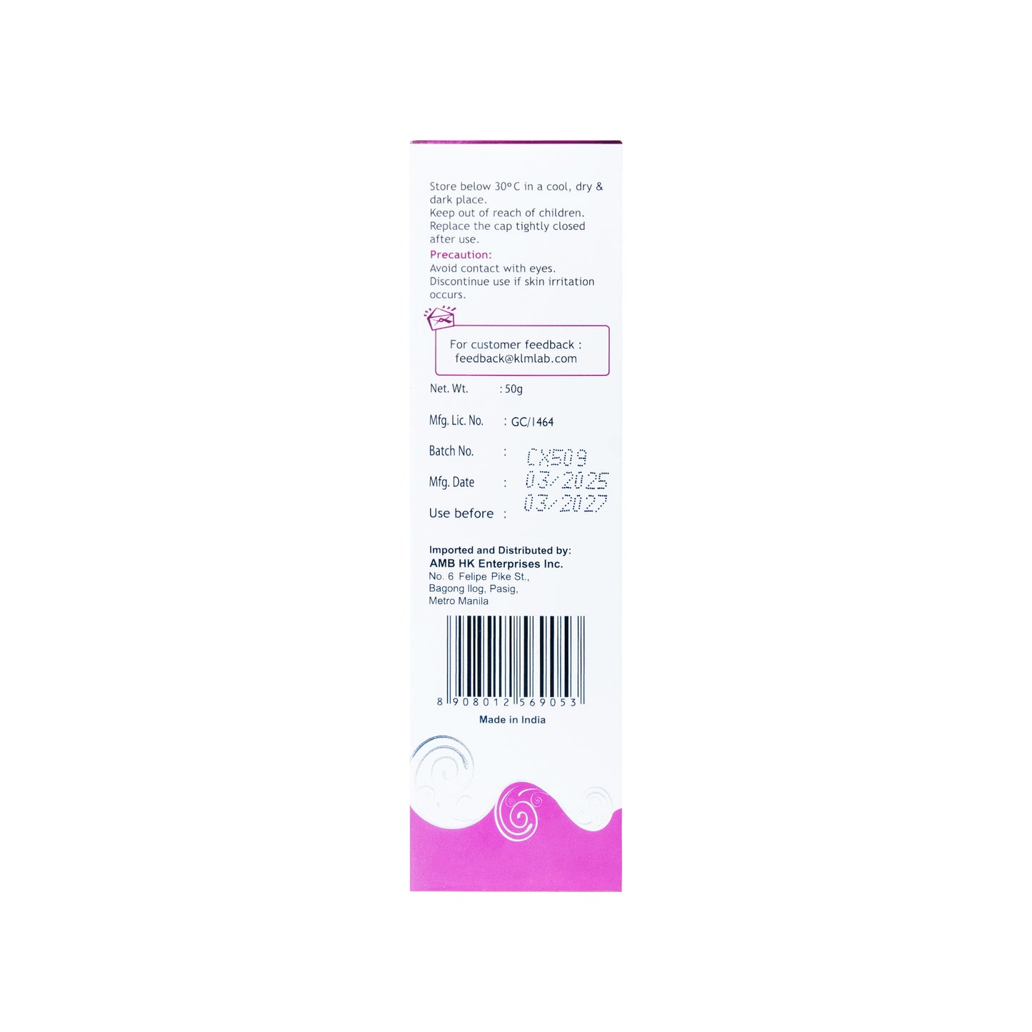 Ekran Silicone Sunscreen Gel SPF50+ PA++++ 50g