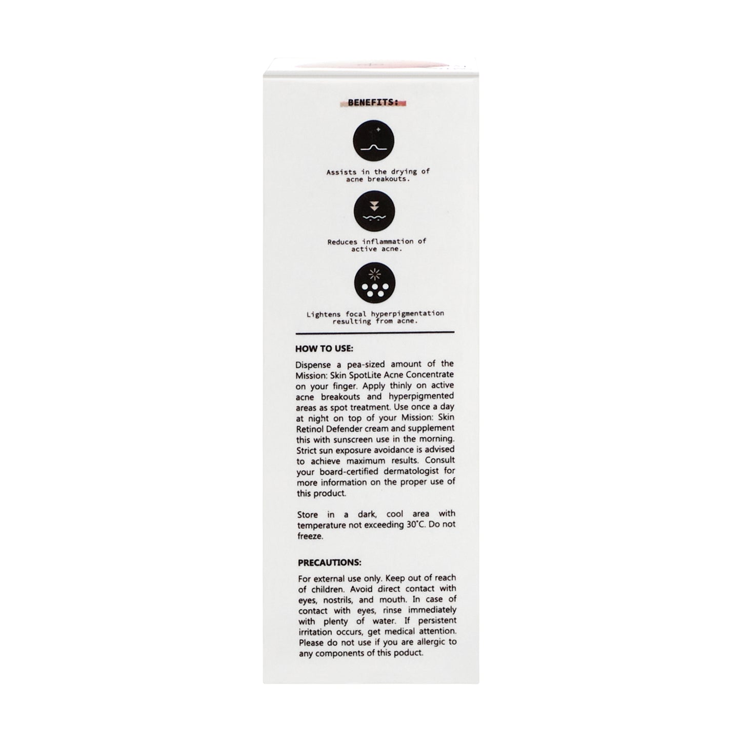 MISSION: SKIN° SpotLite Acne Spot Concentrate 10mL