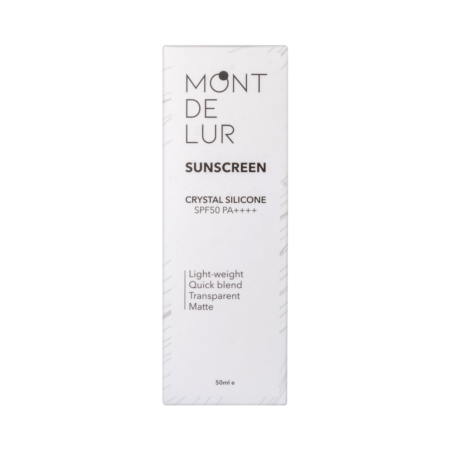 MONT DE LUR Crystal Silicone Sunscreen SPF50 PA++++ 50mL