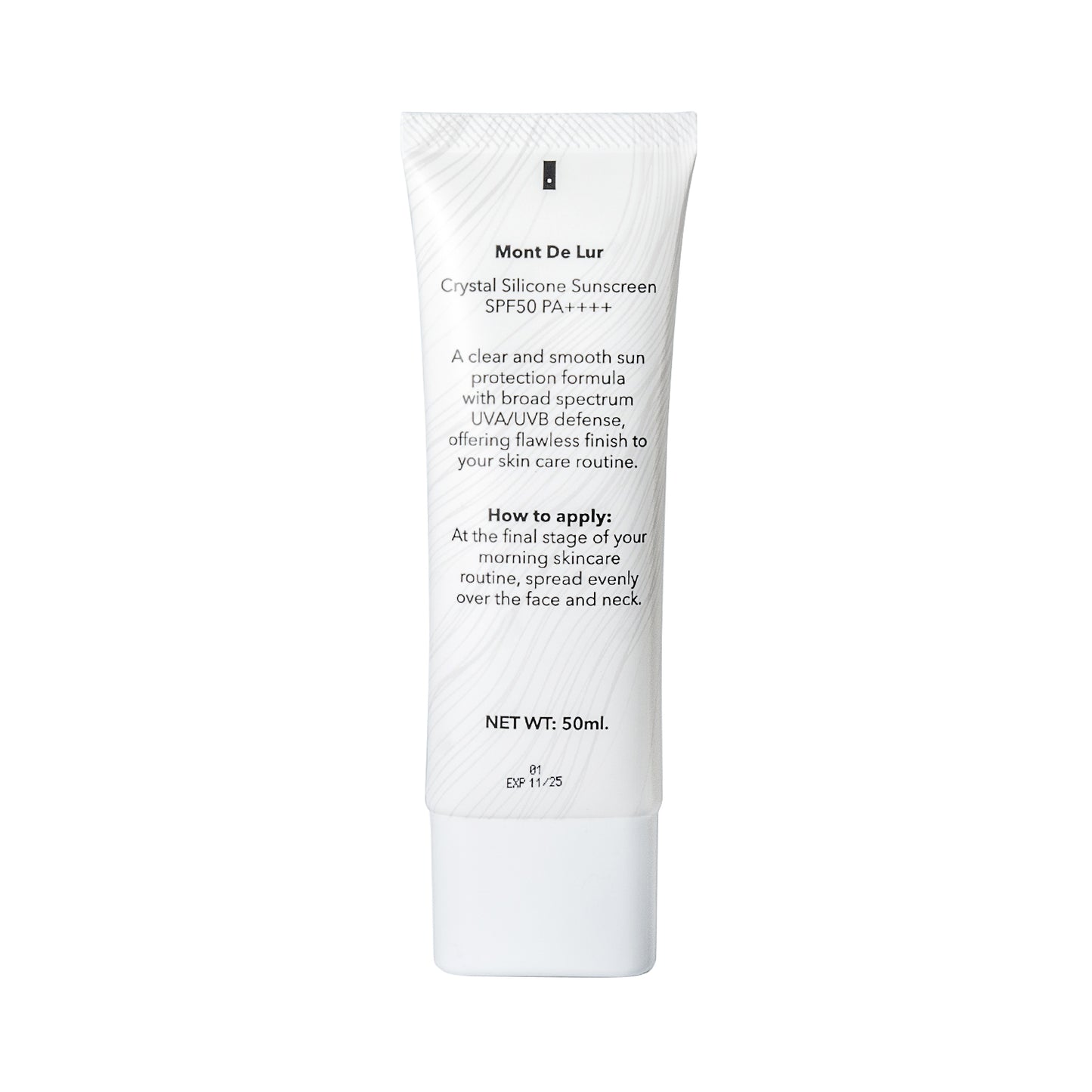 MONT DE LUR Crystal Silicone Sunscreen SPF50 PA++++ 50mL
