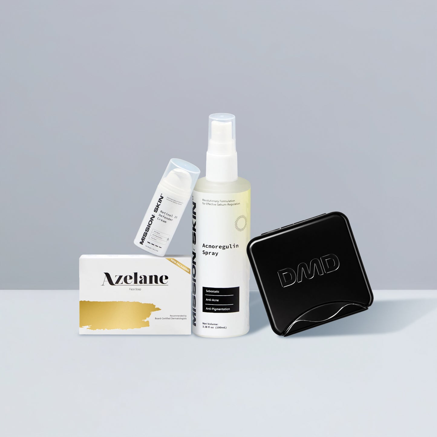 6/6 SUPER TRIO BUNDLE: Azelane + Acnoregulin Spray + Retinol