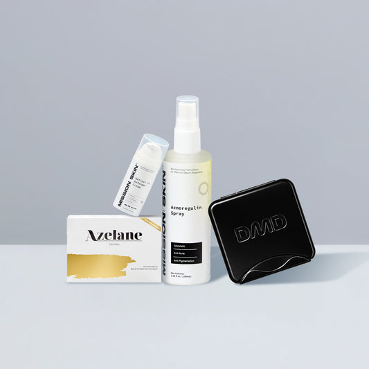 6/6 SUPER TRIO BUNDLE: Azelane + Acnoregulin Spray + Retinol