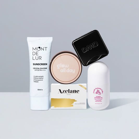 6/6 BACK TO SCHOOL GRWM BUNDLE: Azelane + MDL Crystal Silicone + Glow All Day + Fresh Armorie Labs