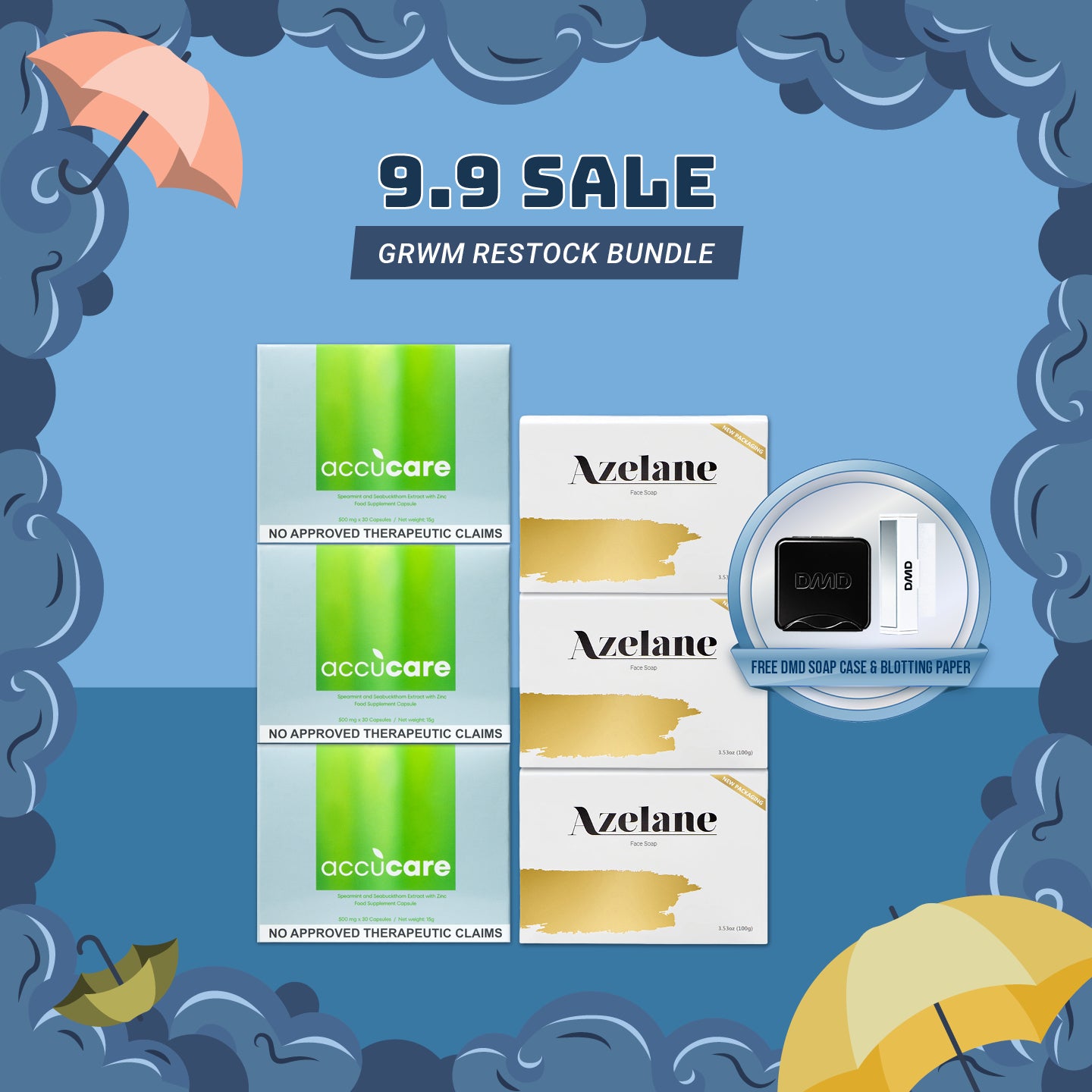 9.9 Exclusive Bundle - Get ready with me (restock) Bundle