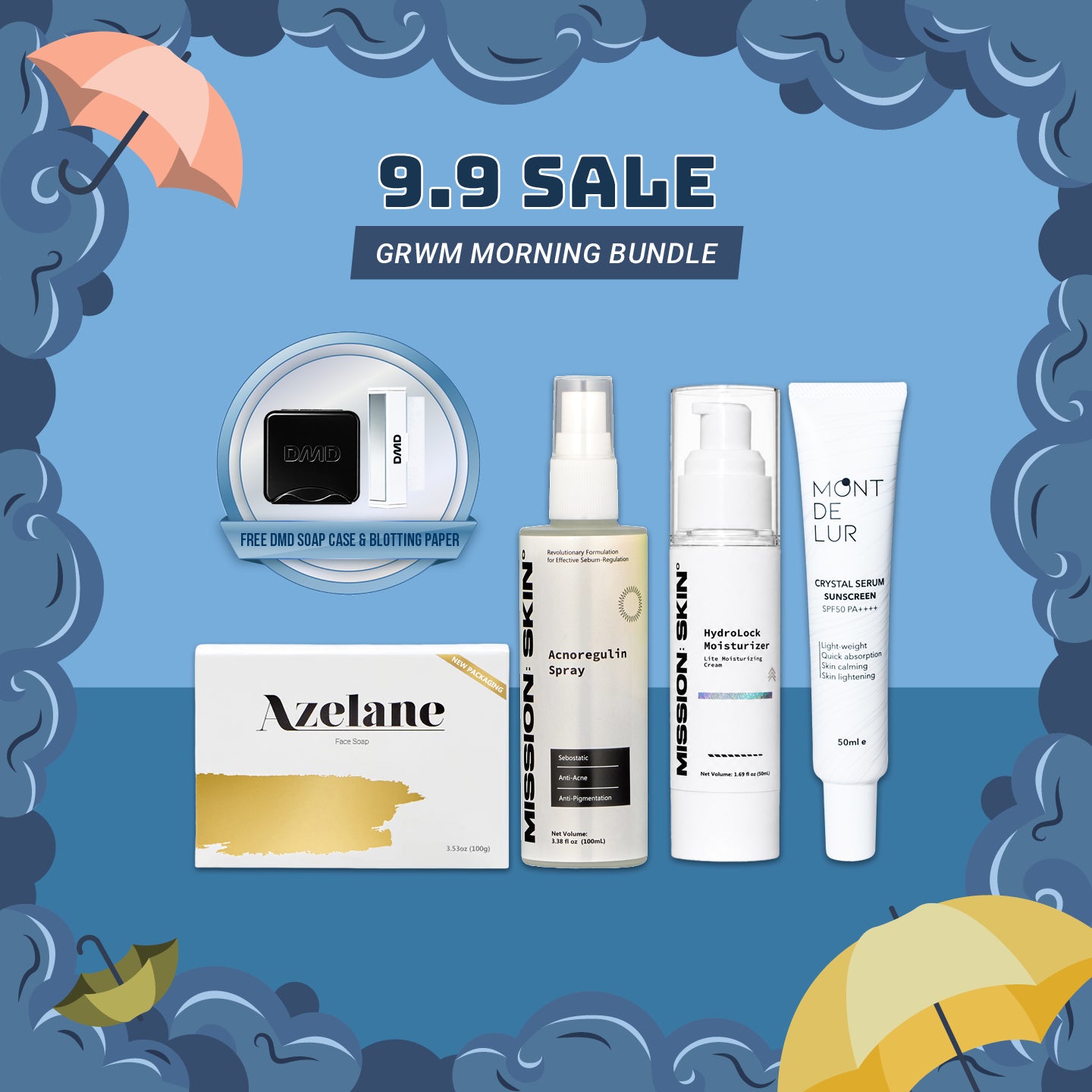 9.9 Exclusive Bundle - Get ready with me (morning routine) Bundle
