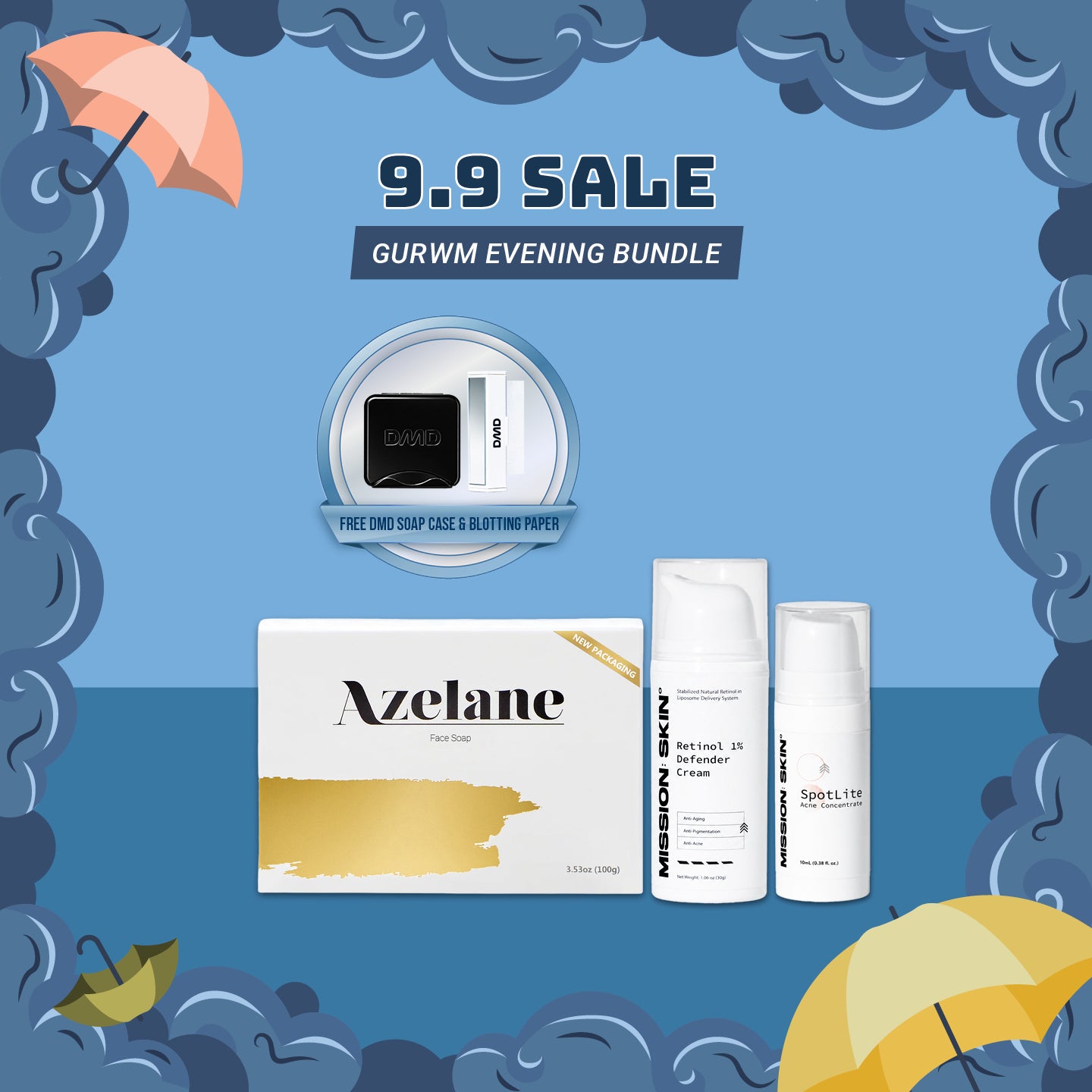 9.9 Exclusive Bundle - Get unready with me (evening routine) Bundle