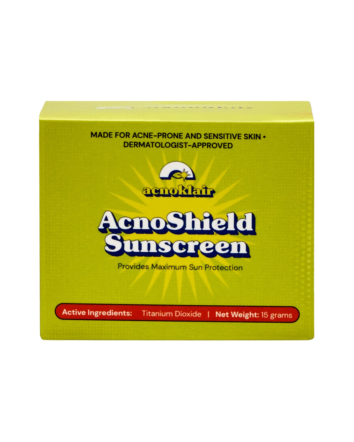 ACNOKLAIR AcnoShield Sunscreen 15g