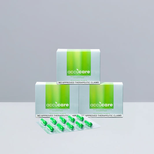 ACCUCARE Spearmint and Seabuckthorn Extract with Zinc Food Supplement Capsule (Bundle of 3 boxes)