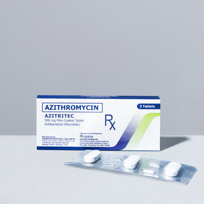 [Rx] AZITRITEC Azithromycin 500mg Tablet (3s)
