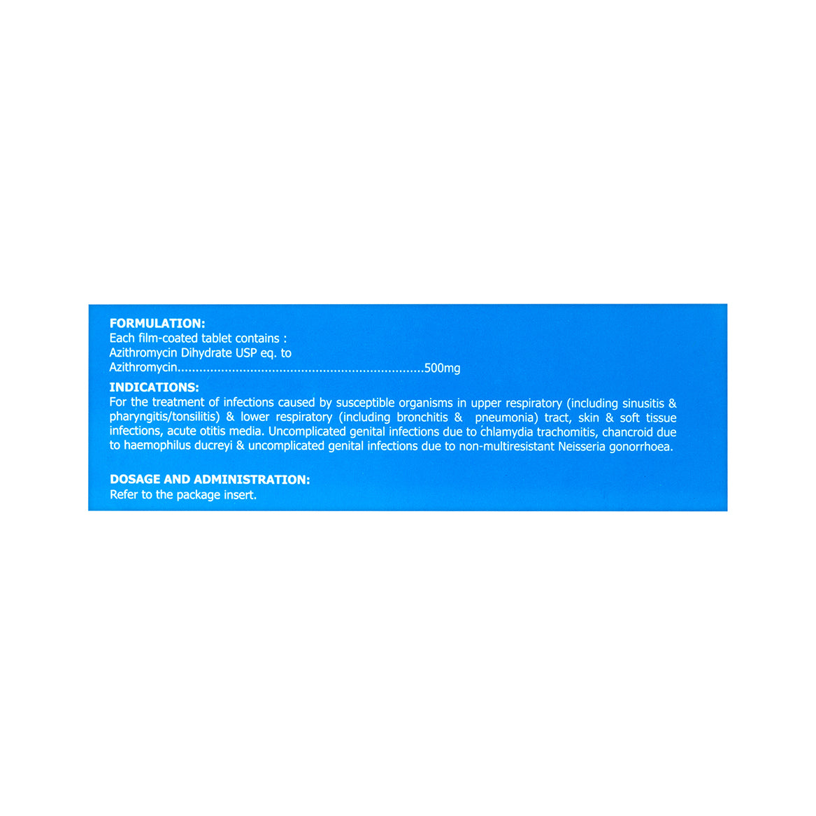 [Rx] Azcore Azithromycin