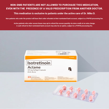 [Rx] ACTAME Isotretinoin 10mg (Box of 30s)