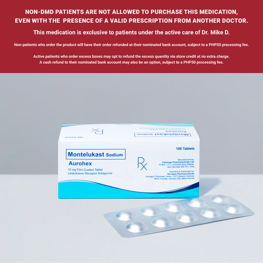 [Rx] AUROHEX Montelukast Sodium 10mg (90's)