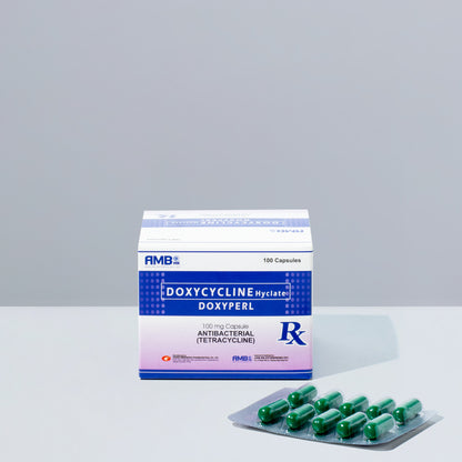 [Rx] DOXYPERL Doxycycline Hyclate Capsule 100mg*