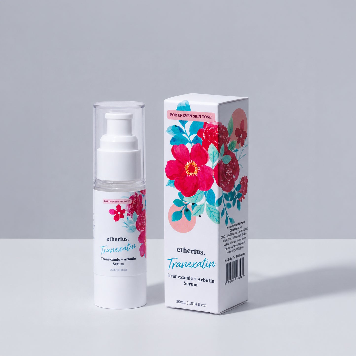 ETHERIUS. Tranexatin Tranexamic Acid + Arbutin Serum 30mL