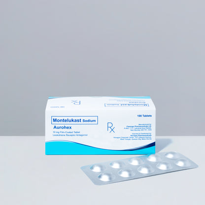 [Rx] AUROHEX Montelukast Sodium 10mg (90's)
