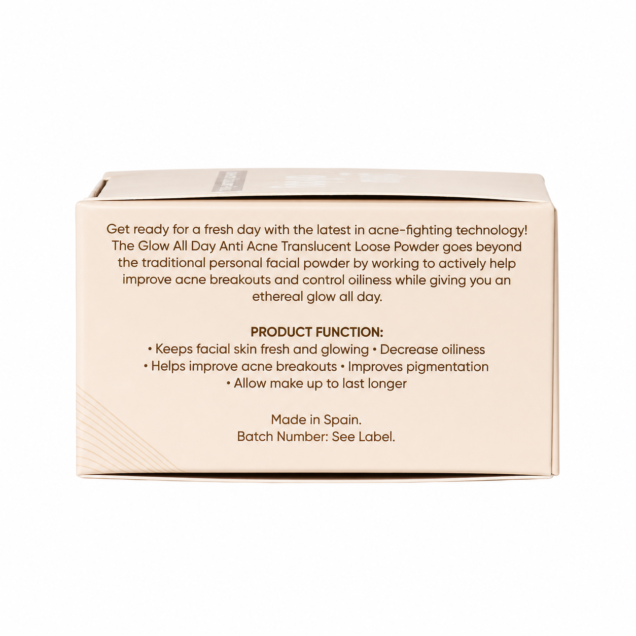 GLOW ALL DAY Anti-Acne Powder (Translucent) 8g