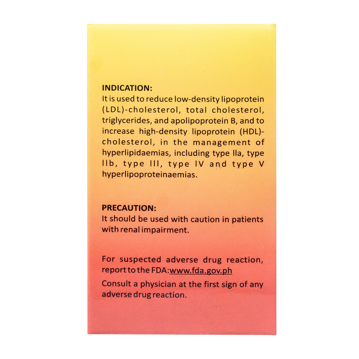 [RX] Fenofibrate Fenosol 200mg Capsule (30)