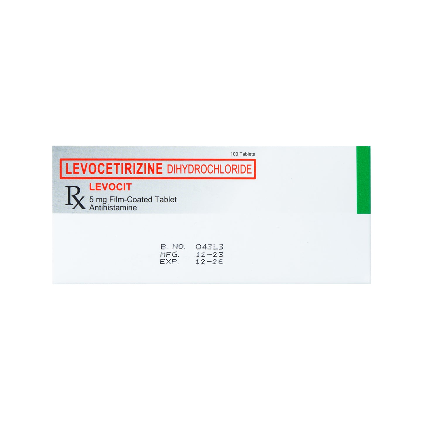 [Rx] LEVOCET Levocetirizine 5mg (14s)