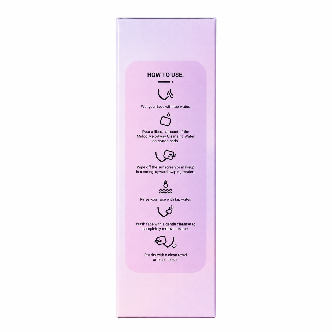 Midoo Melt-Away Cleansing Water