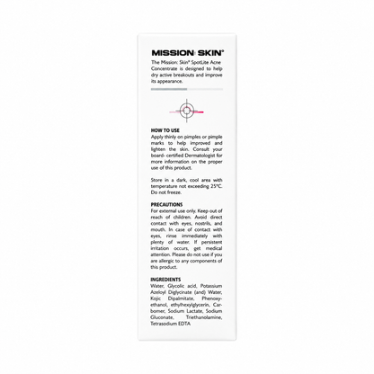 MISSION: SKIN° SpotLite Acne Spot Concentrate 10mL