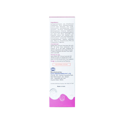 Ekran Silicone Sunscreen Gel SPF50+ PA++++ 50g