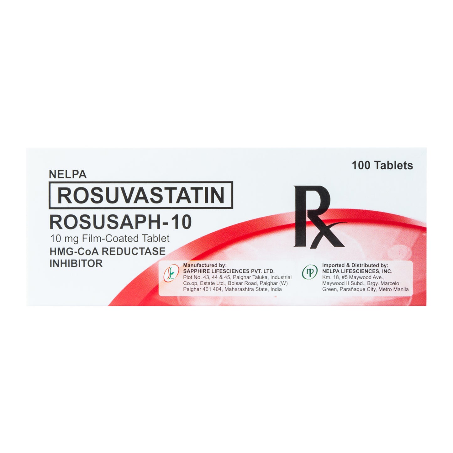 [Rx] ROSUSAPH-10 Rosuvastatin Calcium Tablet 10mg (30s)