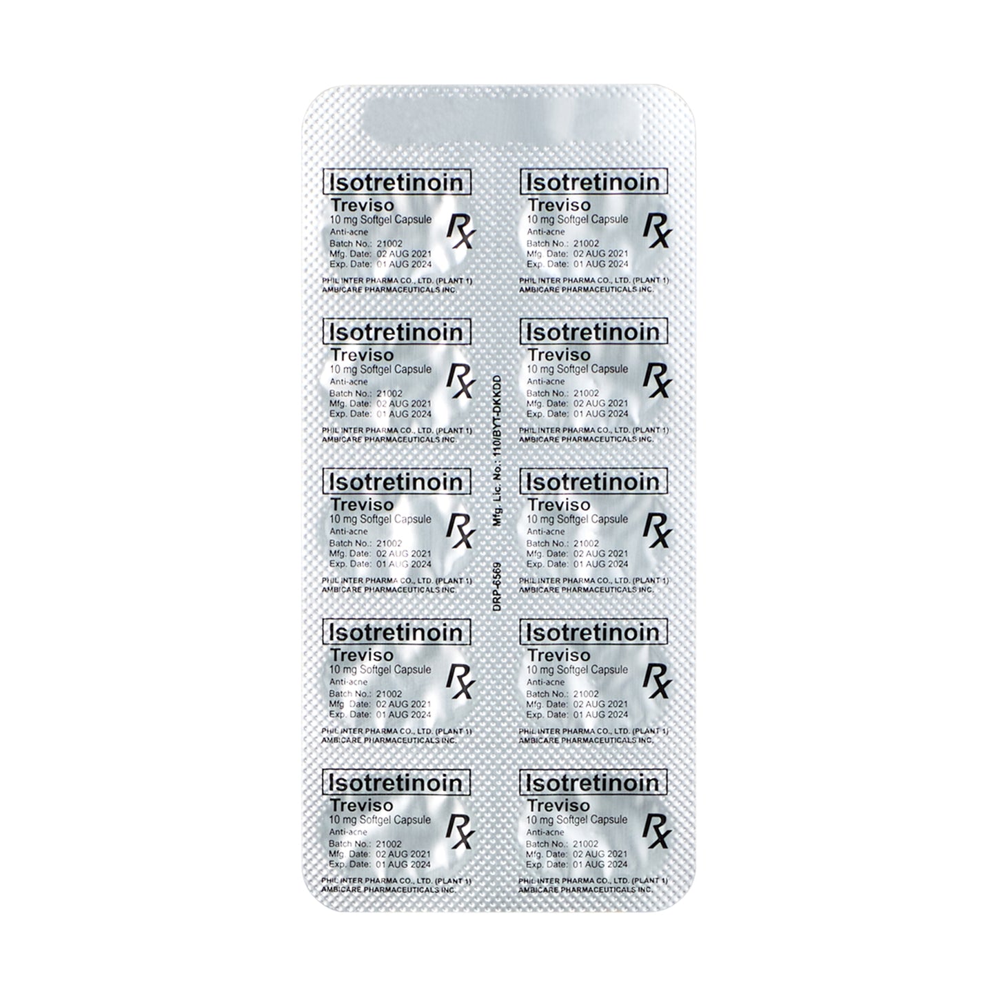 [Rx] TREVISO Isotretinoin 10mg (Box of 30s)